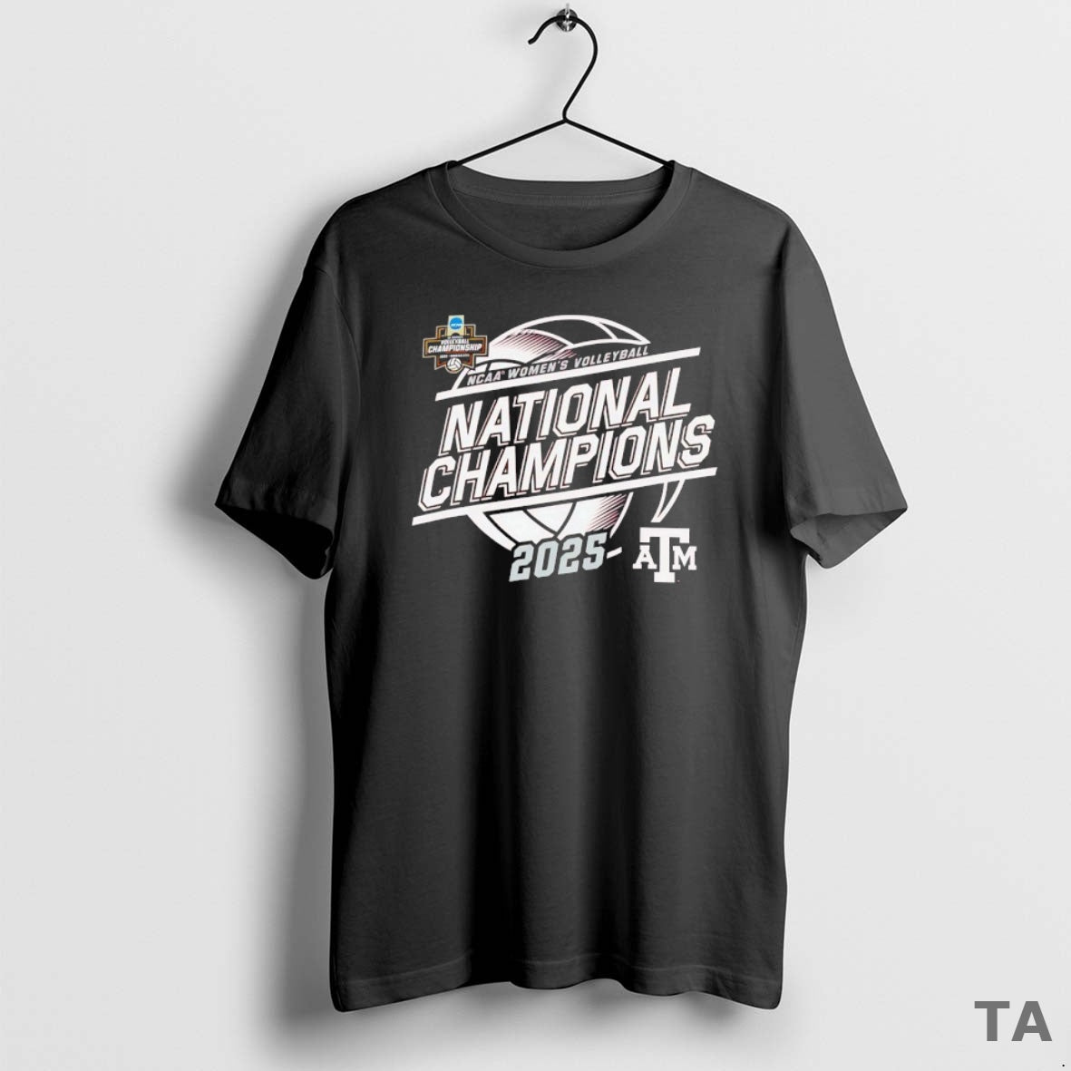 Top Texas A And M Aggies 2025 Ncaa Womens Volleyball National Champions Logo T-Shirts, Hoodie, Sweatshirt