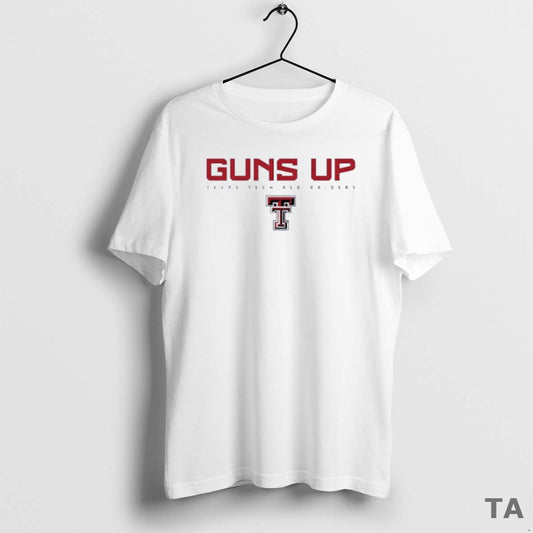 Top Texas Tech Red Raiders Football Logo Guns Up Rally Call T Shirt Sweater Hoodie, Sweatshirt | InkThreadWorks.com