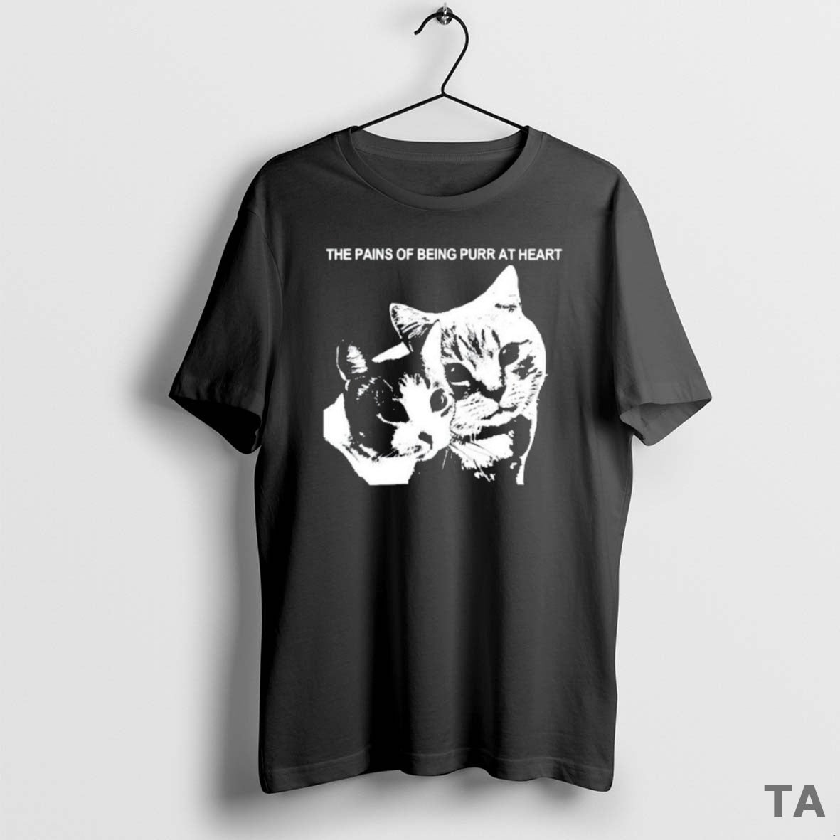 Top The Pains Of Being Purr At Heart Fect Pains Cats T Shirt Sweater Hoodie, Sweatshirt | InkThreadWorks.com