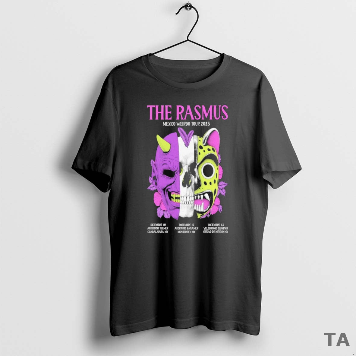 Top The Rasmus Dec 10 2025 Tour Auditorio Telmex In Guadalajara Mx T Shirt Sweater Hoodie, Sweatshirt | InkThreadWorks.com