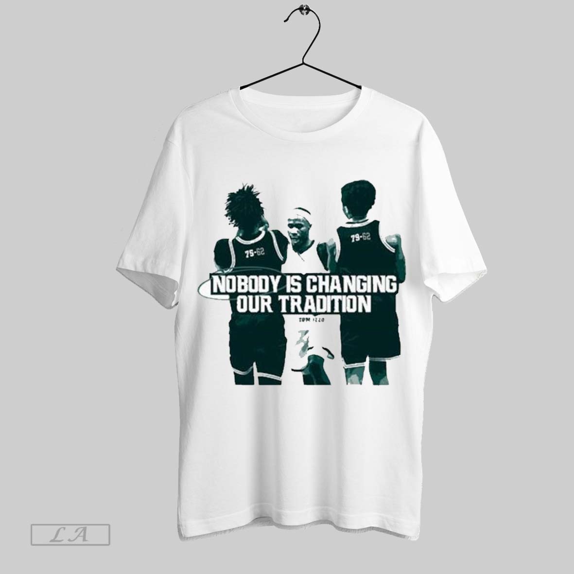 Top Tom Izzo Nobody Is Changing Our Tradition T Shirt