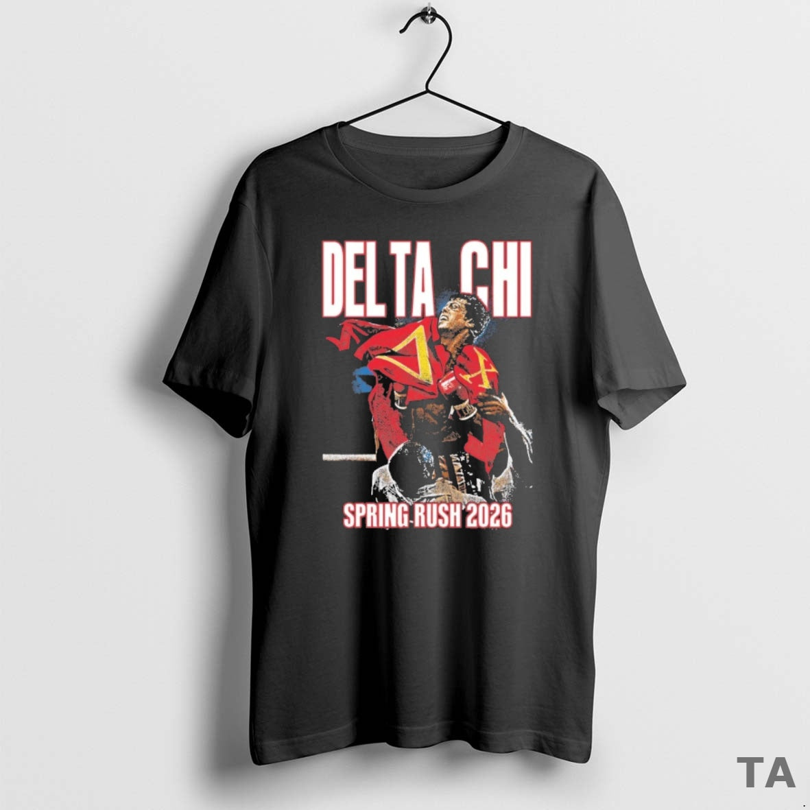 Top Delta Chi Spring Rush 2026 Graphic T Shirt Sweater Hoodie, Sweatshirt | InkThreadWorks.com