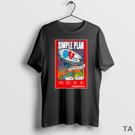 Top Simple Plan Europe And The Uk 2026 T Shirt Sweater Hoodie, Sweatshirt | InkThreadWorks.com