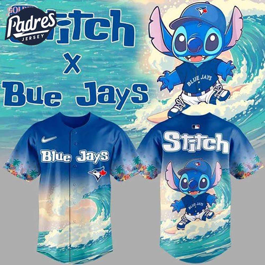 Toronto Blue Jays x Stitch Aloha Baseball Jersey 2025 - Padres Jersey Oasis: Elevate Your Baseball Style Game