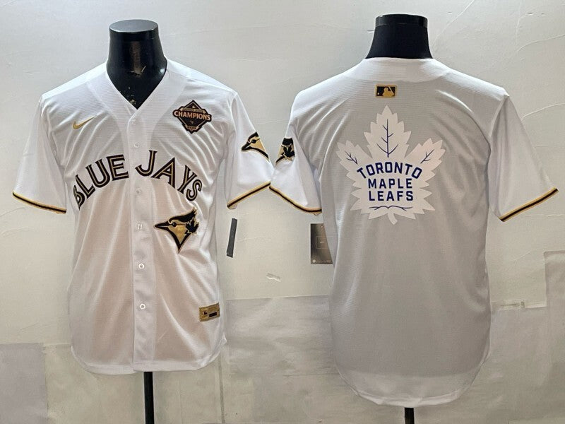 Toronto Blue Jays Blue Jays Gold Text Style 4