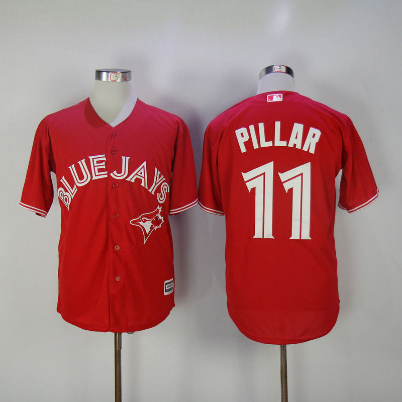Toronto Blue Jays #11 Kevin Pillar Red 2017 New Fan