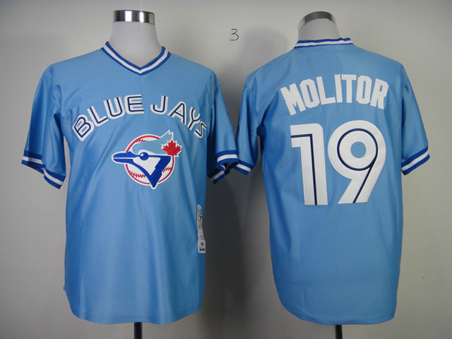 Toronto Blue Jays #19 Blue Jays 19 Blue 1993 Retro