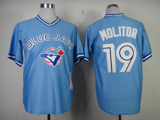 Toronto Blue Jays #19 Blue Jays 19 Blue 1993 Retro