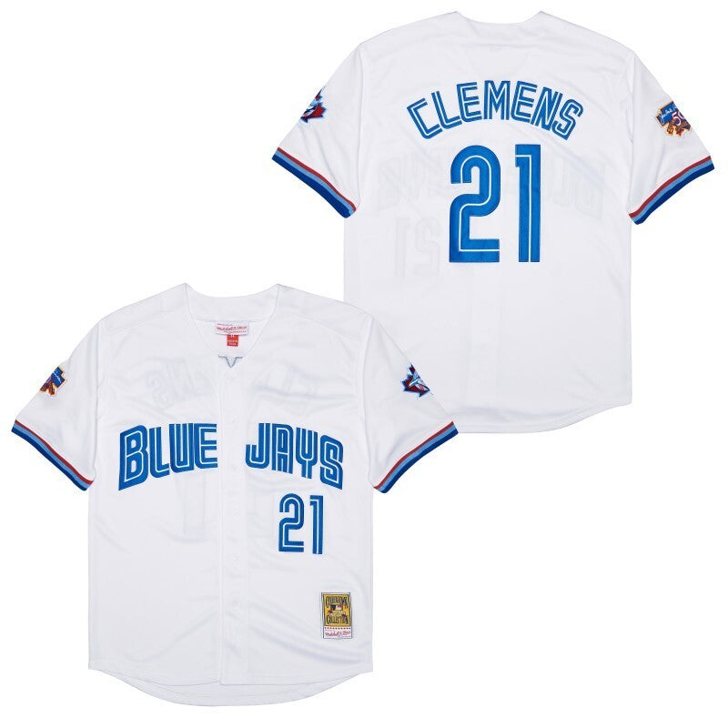 Toronto Blue Jays #21 Roger Clemens Style 1
