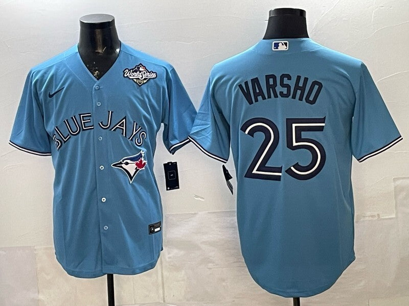 Toronto Blue Jays #25 Daulton Varsho Blue Jays Adult Style 1