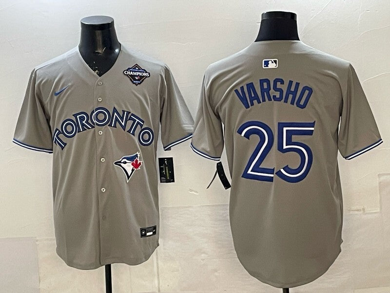Toronto Blue Jays #25 Daulton Varsho Blue Jays Adult Style 6