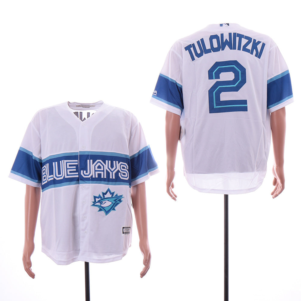 Toronto Blue Jays #2 Troy Tulowitzki Style 1