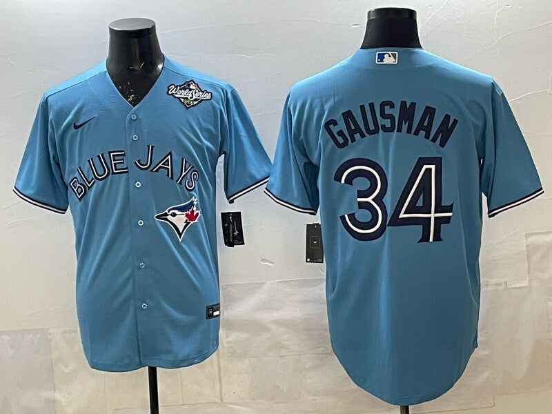 Toronto Blue Jays #34 Kevin Gausman Blue Jays Adult Style 2