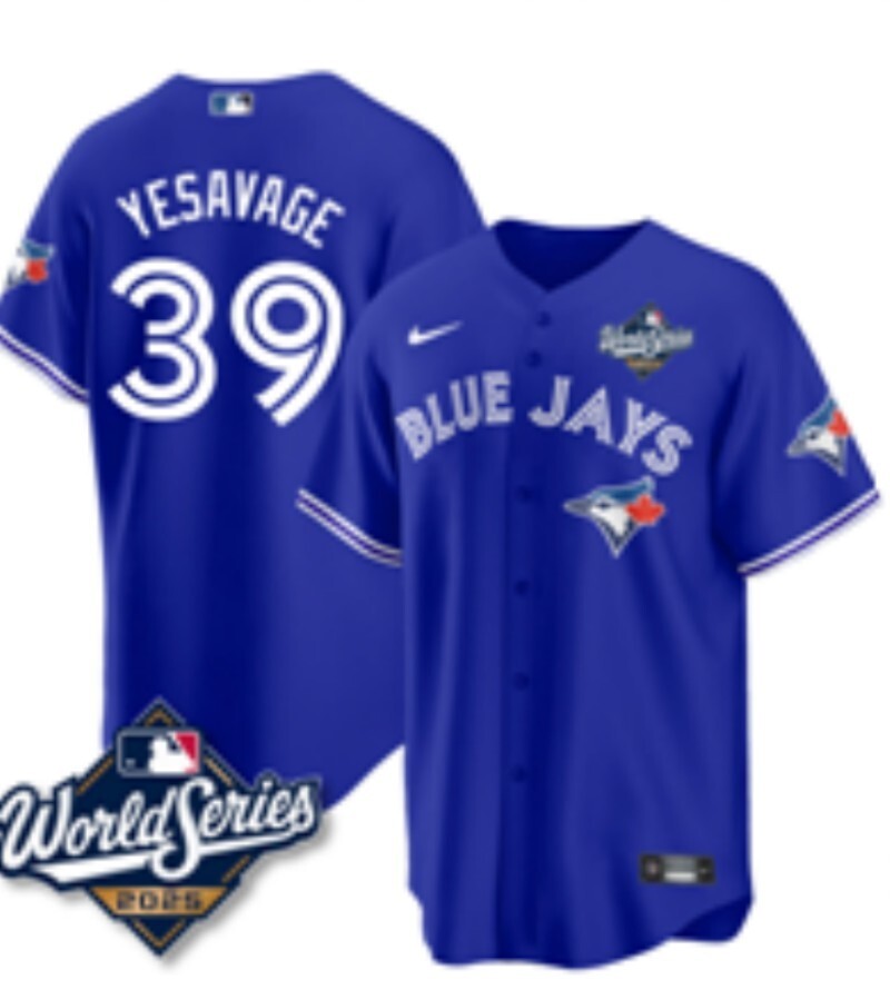Toronto Blue Jays #39 Trey Yesavage Blue Jays Adult Style 1