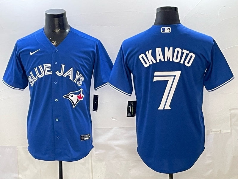 Toronto Blue Jays #7 Kazuma Okamoto Adult