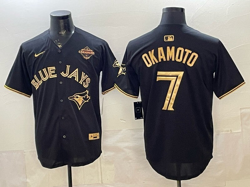 Toronto Blue Jays #7 Kazuma Okamoto Blue Jays 5 Edition