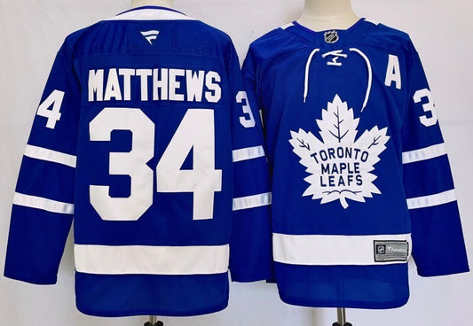 Toronto Maple Leafs #34 Auston Matthews Style 3
