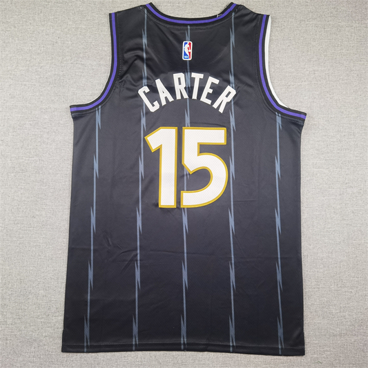 Toronto Raptors #15 Vince Carter 25 New Season Raptors 15 # Carter Black Jersey Style 1