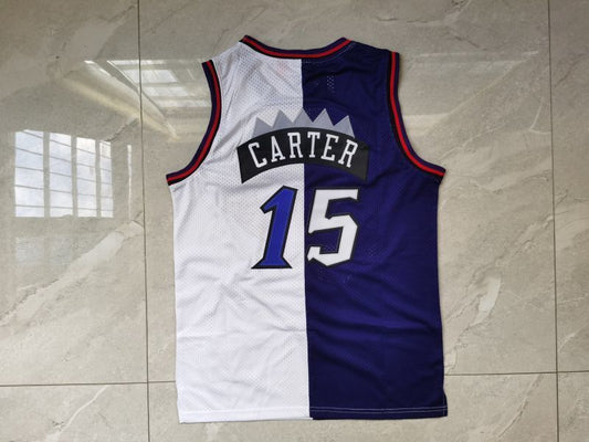 Toronto Raptors #15 Vince Carter Raptors 15 Purple White Style 1