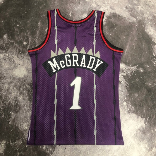 Toronto Raptors #1 Tracy Mcgrday sw Raptors 99 Season Purple 1 # McGrady Style 1