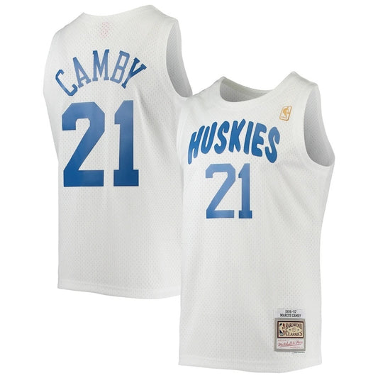 Toronto Raptors #21 Marcus Camby Mitchell & Ness 1996-97 Hardwood Classics Swingman Jersey - White