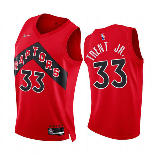 Toronto Raptors #33 Gary Trent Jr. Red Icon Edition Jersey