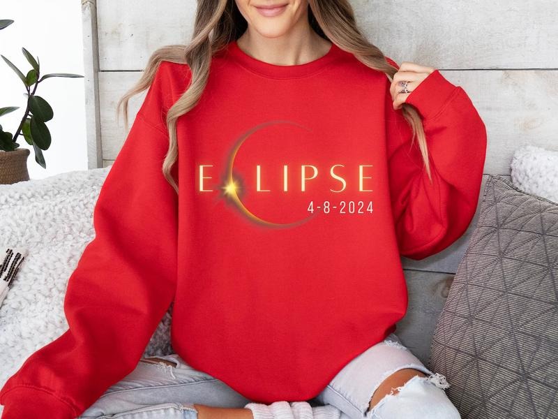 Total Solar Eclipse 2024 Sweatshirt and Hoodie DRG, April 8th 2024 Sweatshirt DRG, Eclipse Event 2024 Hoodie, Celestial...
