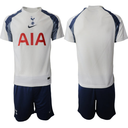 Tottenham Hotspur Blank 2025 26 White Home Soccer Jersey Suit