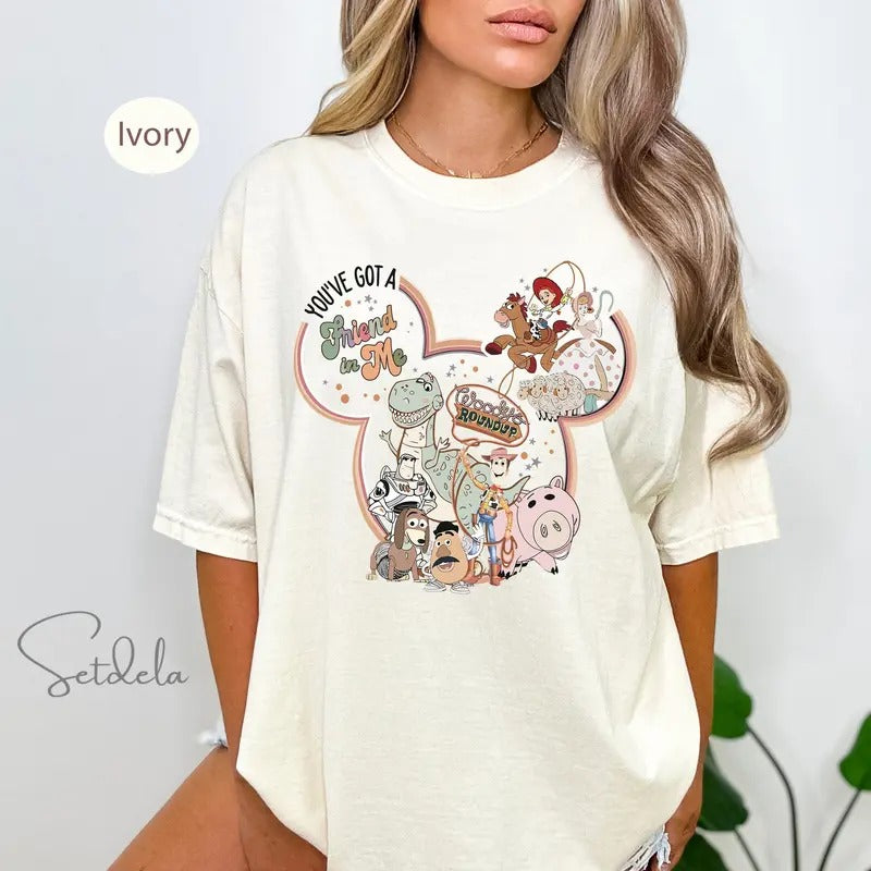 Toy Story T Shirt Hoodie Sweater World Toy Story T Shirt You Ve Got A Friend In Me Shirt Toy Story Movie Characters Shirt
