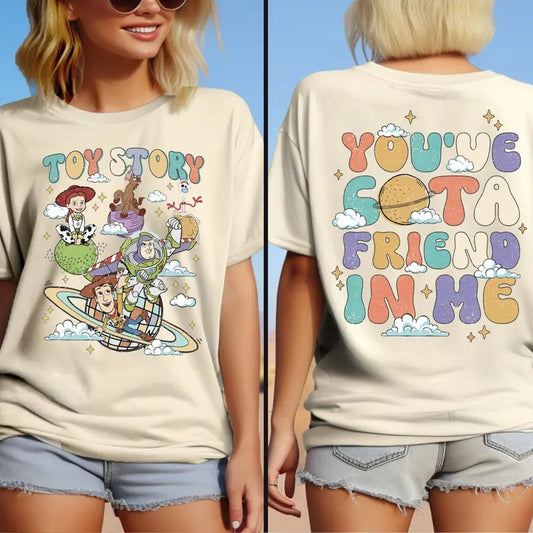 Toy Story T Shirt Hoodie Sweater You Have Got A Friend In Me Shirt world Toy Story Shirt Toy Story Movie Characters Shirt land Trip Shirt