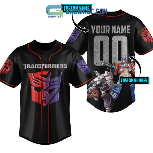 Transformers Autobot The Heroes Personalized Baseball Jersey