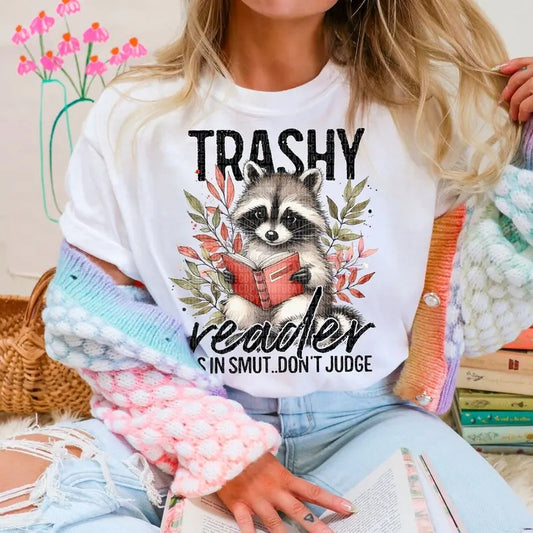 Trashy Reader  DTF Transfers - THIS IS NOT A SHIRT Hoodie, Sweatshirt | InkThreadWorks.com