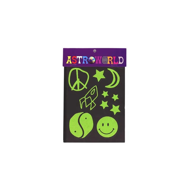 Travis Scott Astroworld Stargazing Sticker Pack Multi (83665-1180) One Size T-Shirts, Hoodie, Sweatshirt | InkThreadWorks.com