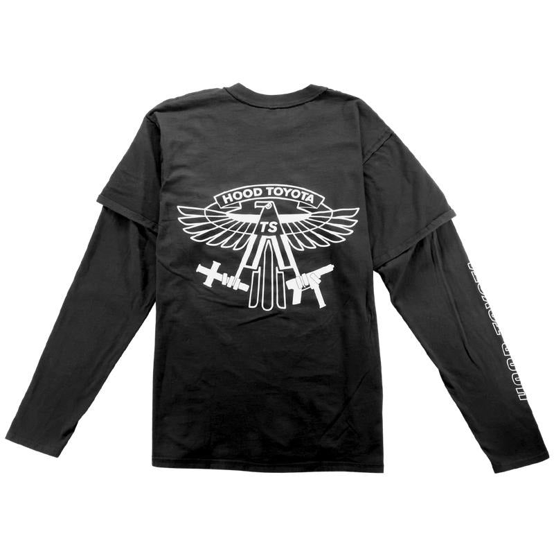 Travis Scott Hood Toyota Long Sleeve Tee Black Hoodie, Sweatshirt | InkThreadWorks.com