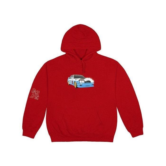 Travis Scott JACKBOYS Vehicle Hoodie Red T-Shirts, Sweatshirt | InkThreadWorks.com
