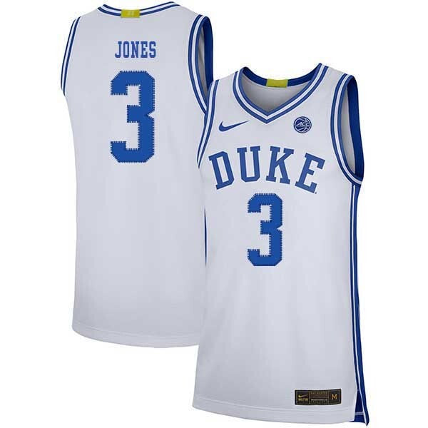 Tre Jones 3 White