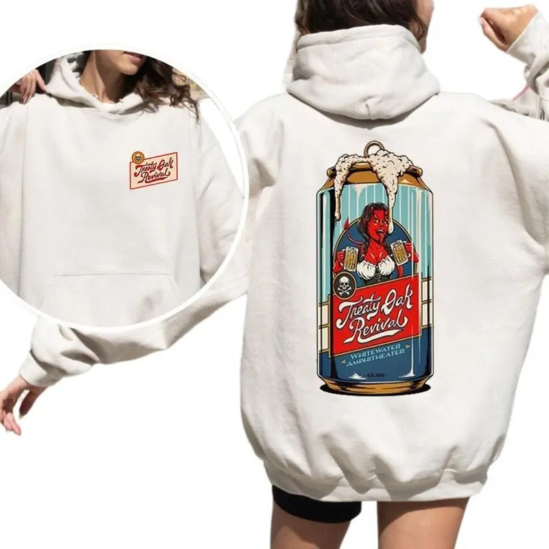 Treaty Oak Revival 2 Sides Hoodie - Sweatshirt - Tee for Men and Women | InkThreadWorks.com