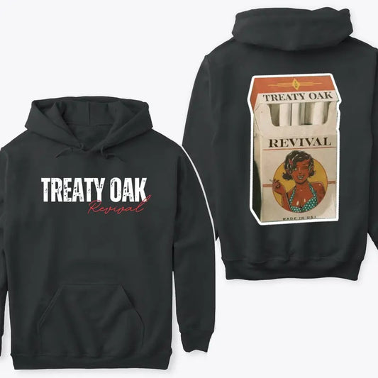 Treaty Oak Revival Smoke Sticker Shirt Sweatshirt Hoodie, Featuring A Bold "Treaty Oak Revival" Devil Girl Design,...