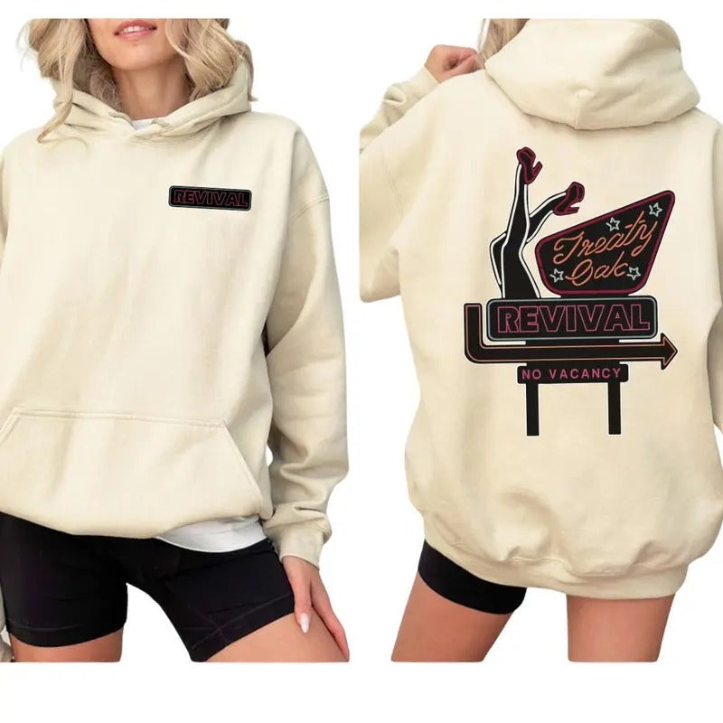 Treatyy Oak Revival Hoodie, Inspired, Casual Wear for Fans Hoodie Unisex, hoodie trend 2024 T-Shirts, Sweatshirt
