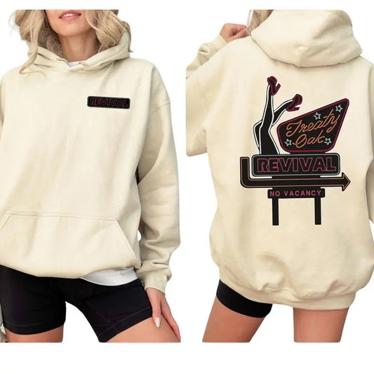 Treatyy Oak Revival Hoodie, Inspired, Casual Wear for Fans Hoodie Unisex, hoodie trend 2024 T-Shirts, Sweatshirt