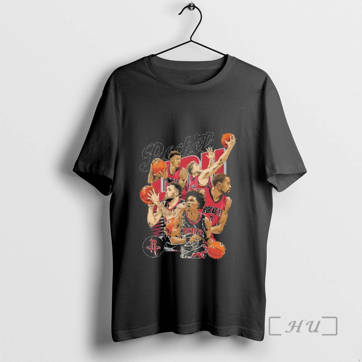 Trending 2025 Nba Houston Rockets Starting 5 Graphic T-Shirts, Hoodie, Sweatshirt | InkThreadWorks.com