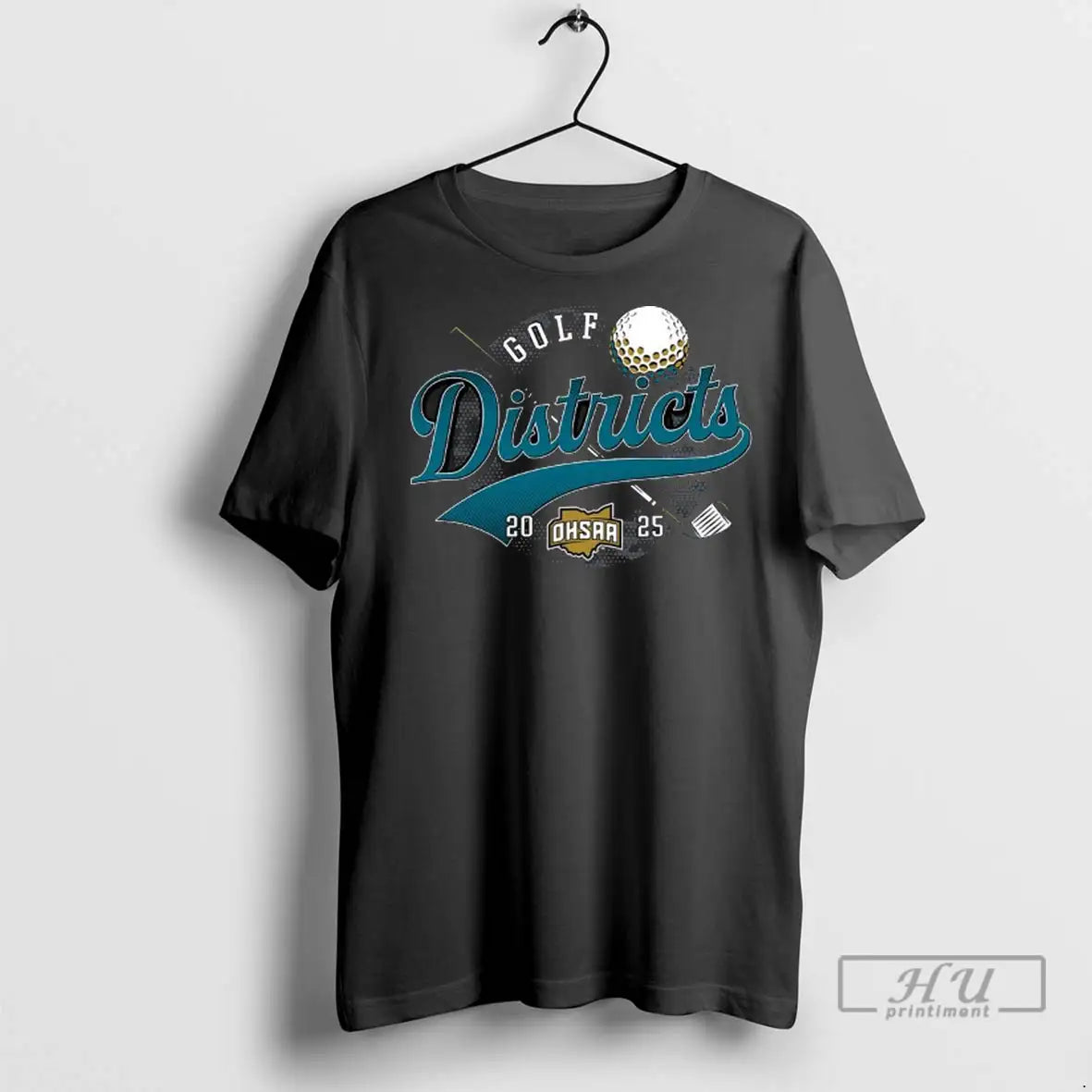 Trending 2025 Ohsaa Golf Districts Logo T Shirts