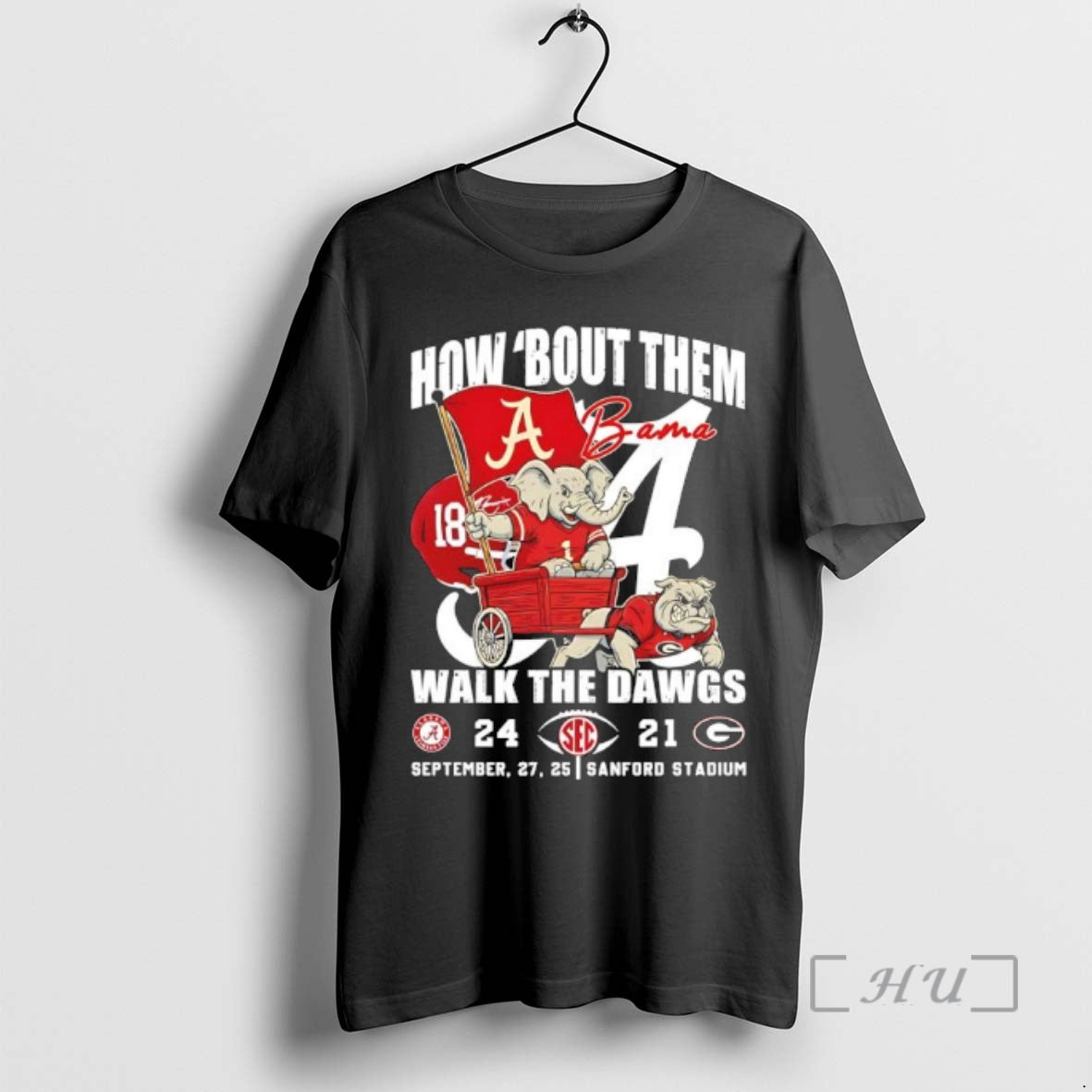 Trending Alabama 18 Beat Georgia 24 21 How Bout Them Walk The Dawgs 2025 Premium T-Shirts, Hoodie, Sweatshirt