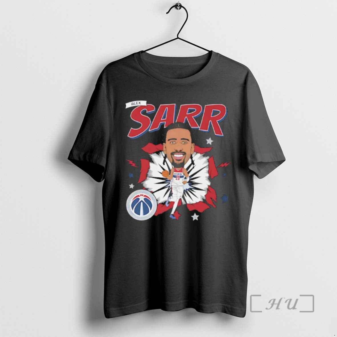Trending Alex Sarr Washington Wizards Basketball Player Caricature T-Shirts, Hoodie, Sweatshirt | InkThreadWorks.com