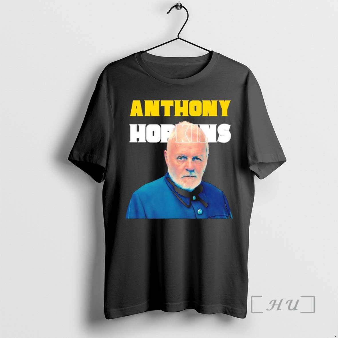Trending Anthony Hopkins Portrait Black T-Shirts, Hoodie, Sweatshirt | InkThreadWorks.com