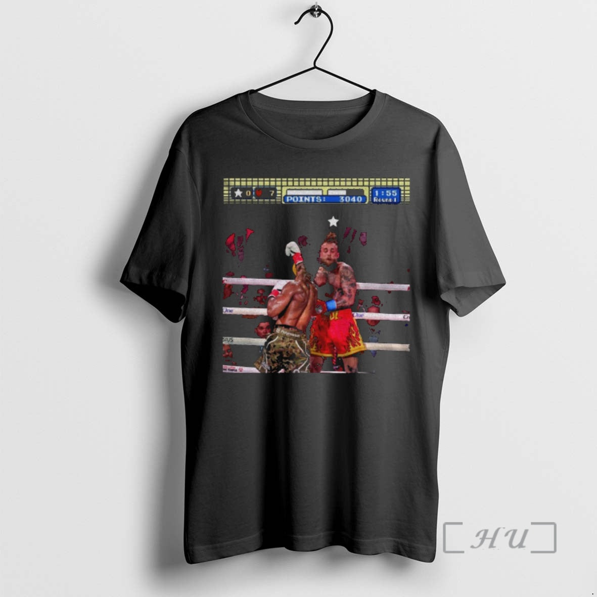 Trending Anthony Joshua Punch Out Level 1 Glass Jaw Jake Paul Premium T Shirts Sweater Hoodie, Sweatshirt