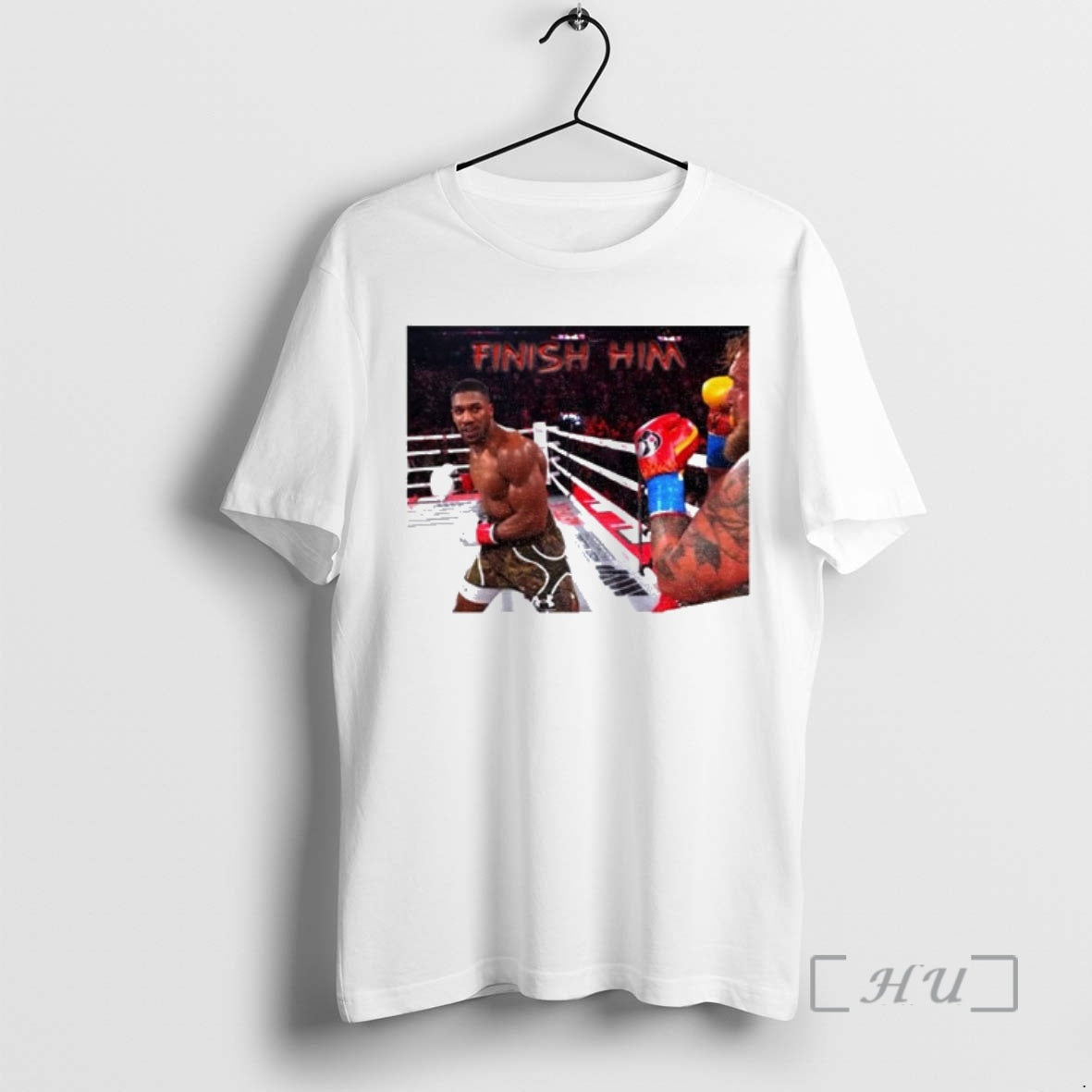 Trending Anthony Joshua Vs Jake Paul Finish Him T-Shirts, Hoodie, Sweatshirt | InkThreadWorks.com