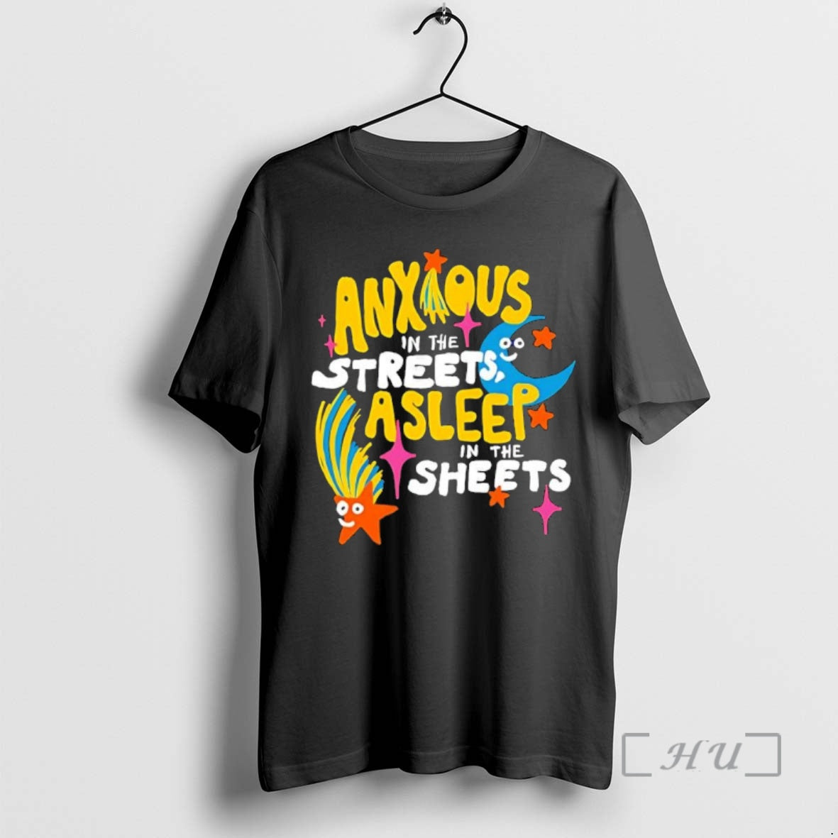 Trending Anxious In The Streets Style 2025 Black T-Shirts, Hoodie, Sweatshirt | InkThreadWorks.com