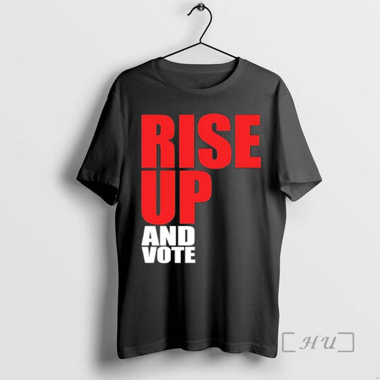 Trending Atlanta Falcons Rise Up And Vote Black T-Shirts, Hoodie, Sweatshirt | InkThreadWorks.com