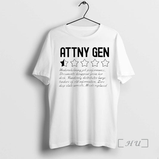 Trending Attorney General Half Star Rating T-Shirts, Hoodie, Sweatshirt | InkThreadWorks.com